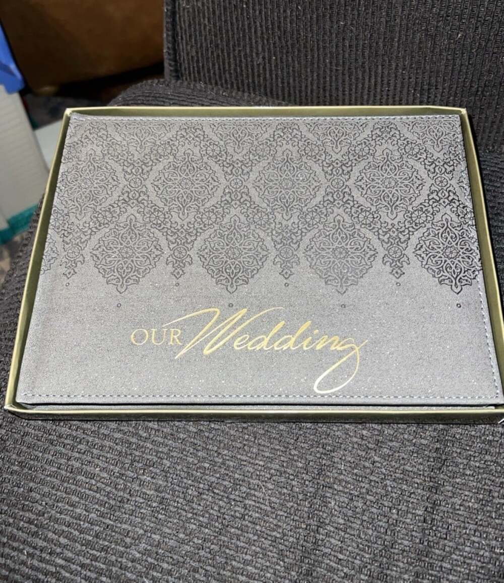 Christian Art Gifts Wedding Guest Book “Our Wedding”